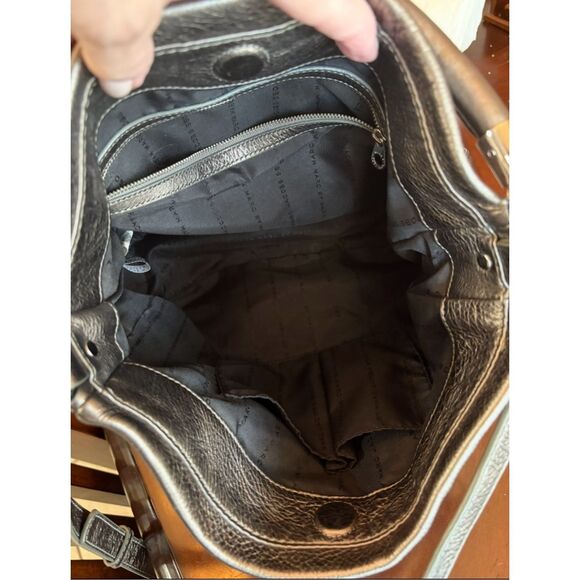 MARC BY MARC JABOBS "Too Hot to Handle" Hobo Crossbody/Shoulder Bag in Gunmetal - Picture 9 of 16